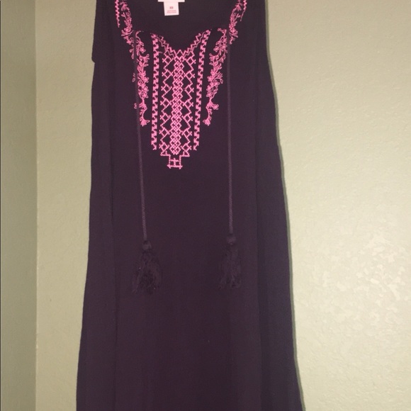 Juniors Purple Mossimo Dress XS - Picture 3 of 4